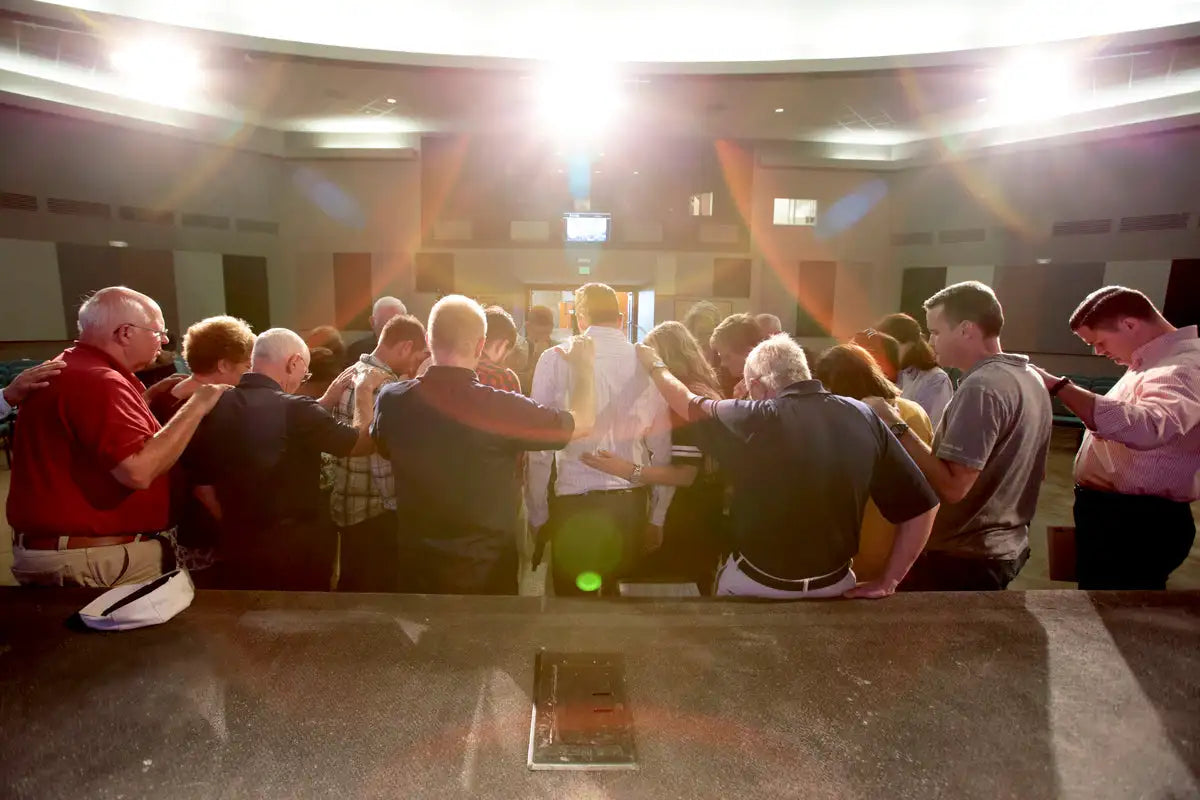 White cap resting on dark countertop