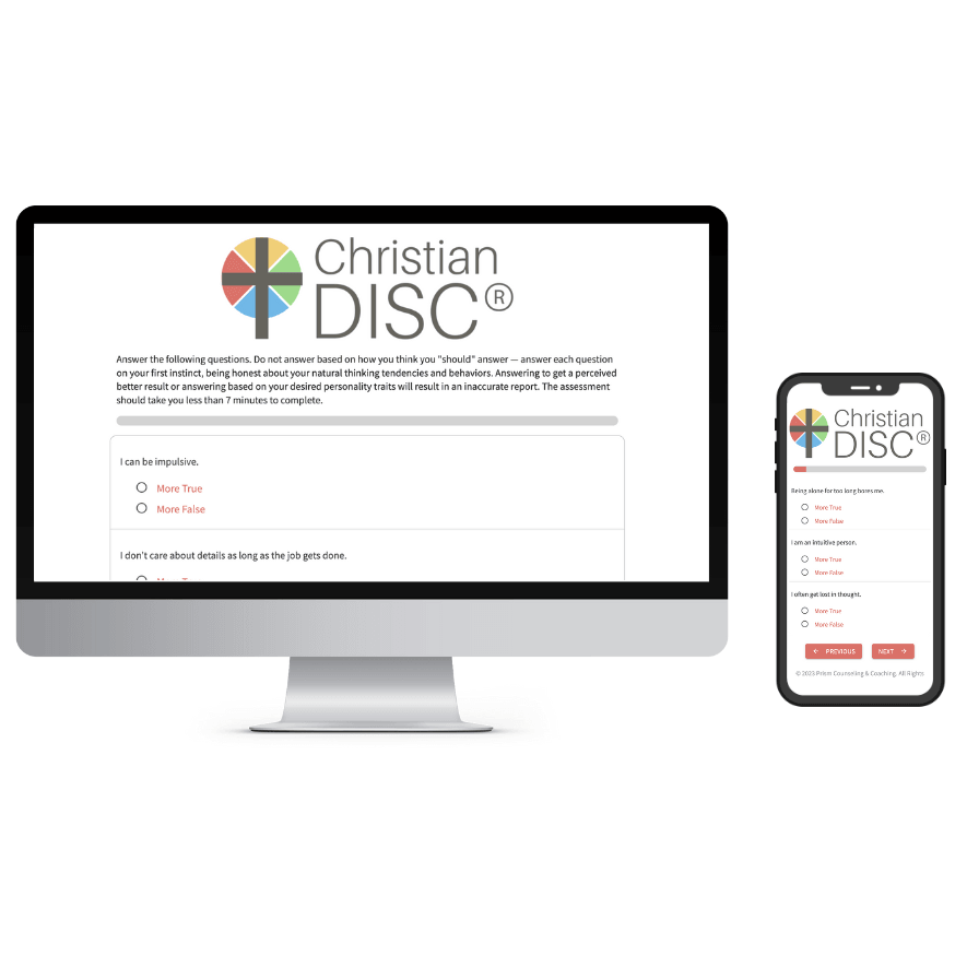 Christian DISC® Spiritual Personality Assessment (Online) and Report - Christian DISC®